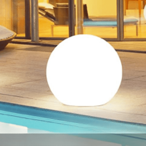 Luminária externa esférica com energia solar para jardim Diâmetro 40cm(ø15.75")