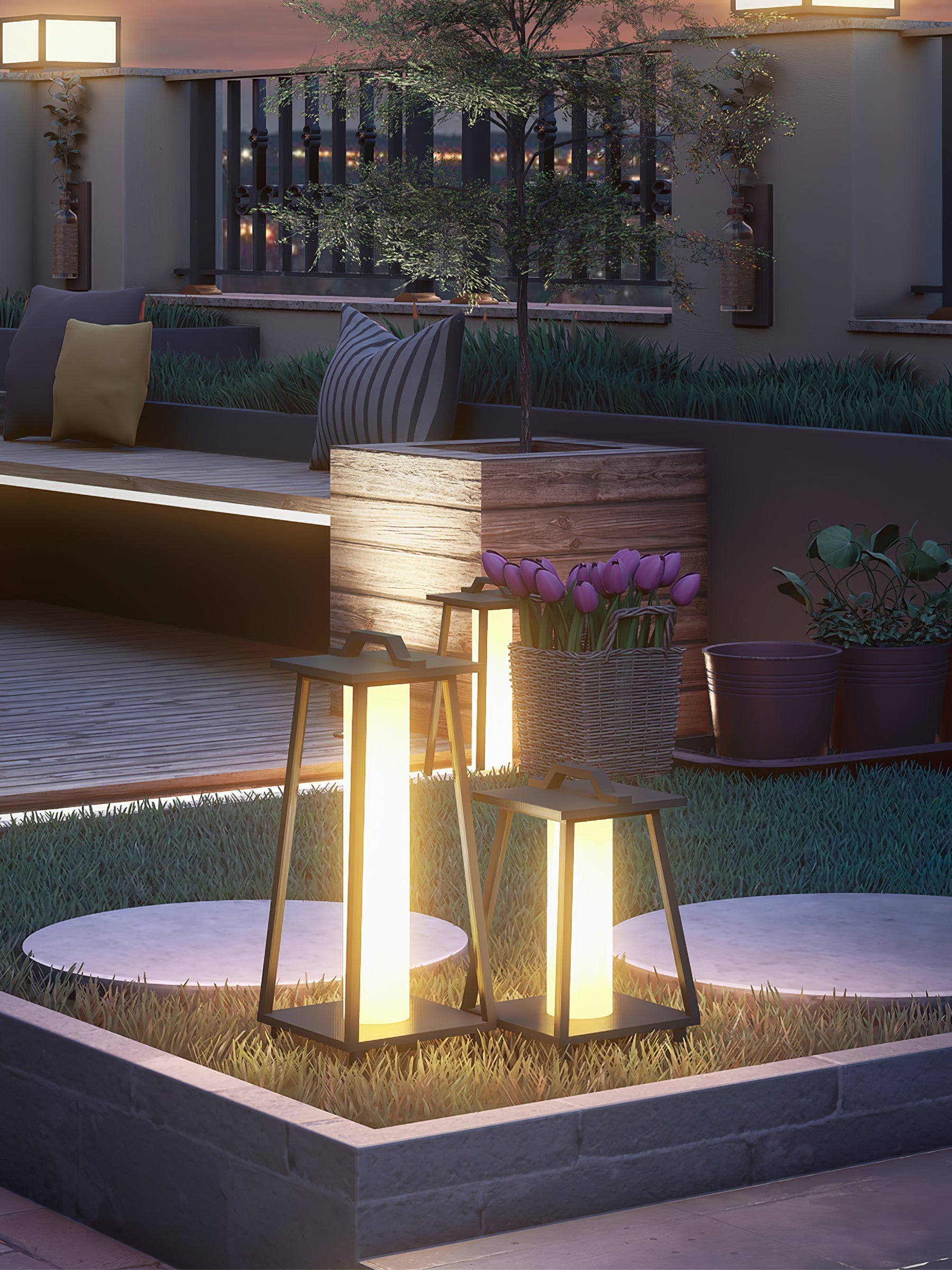 Luminária externa móvel Roam