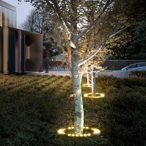 Luminária externa para decoração de árvores