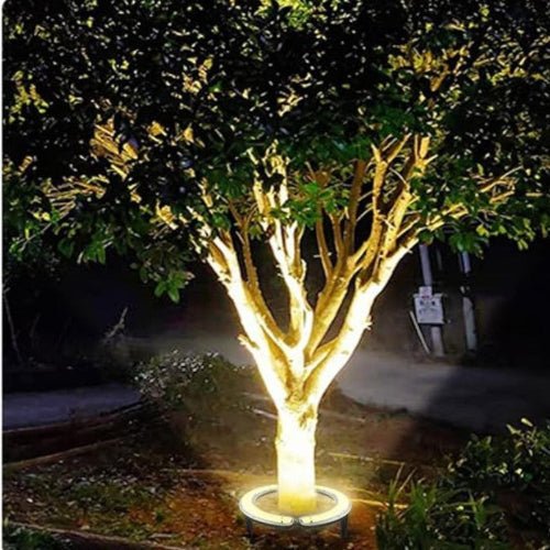 Luminária externa para decoração de árvores