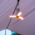 Luminária externa portátil para acampamentos e áreas externas