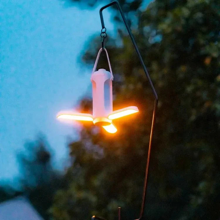 Luminária externa portátil para acampamentos e áreas externas