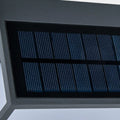 Luminária externa retangular de acrílico moderna com sensor solar impermeável IP65 para uso ao ar livre
