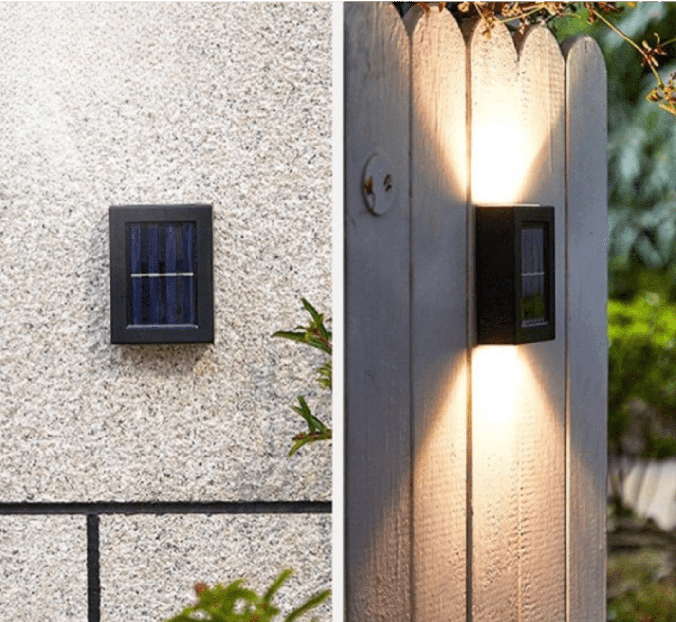 Luminária externa sem fio premium para parede - Transforme seu jardim em um espaço mágico!