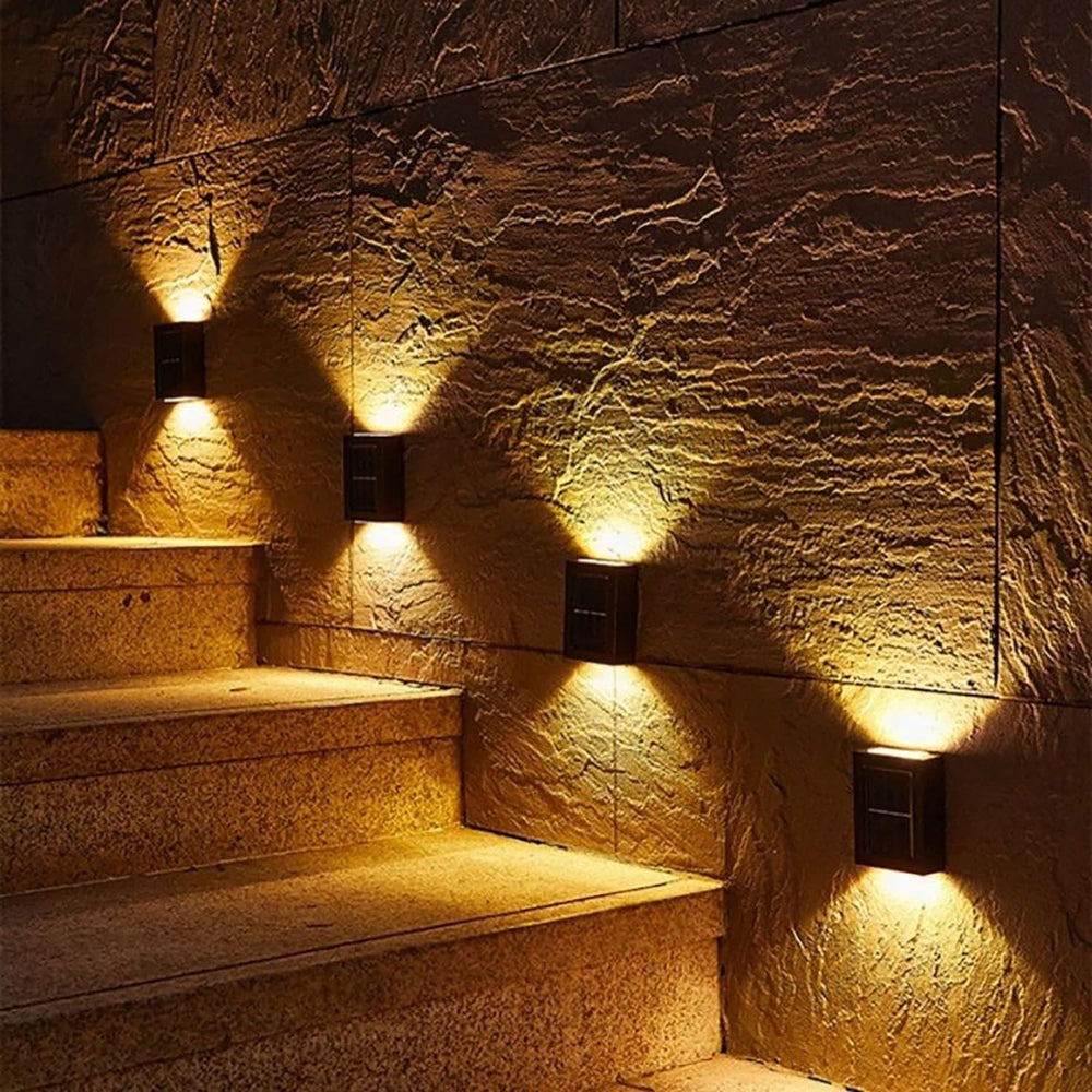 Luminária externa sem fio premium para parede - Transforme seu jardim em um espaço mágico!