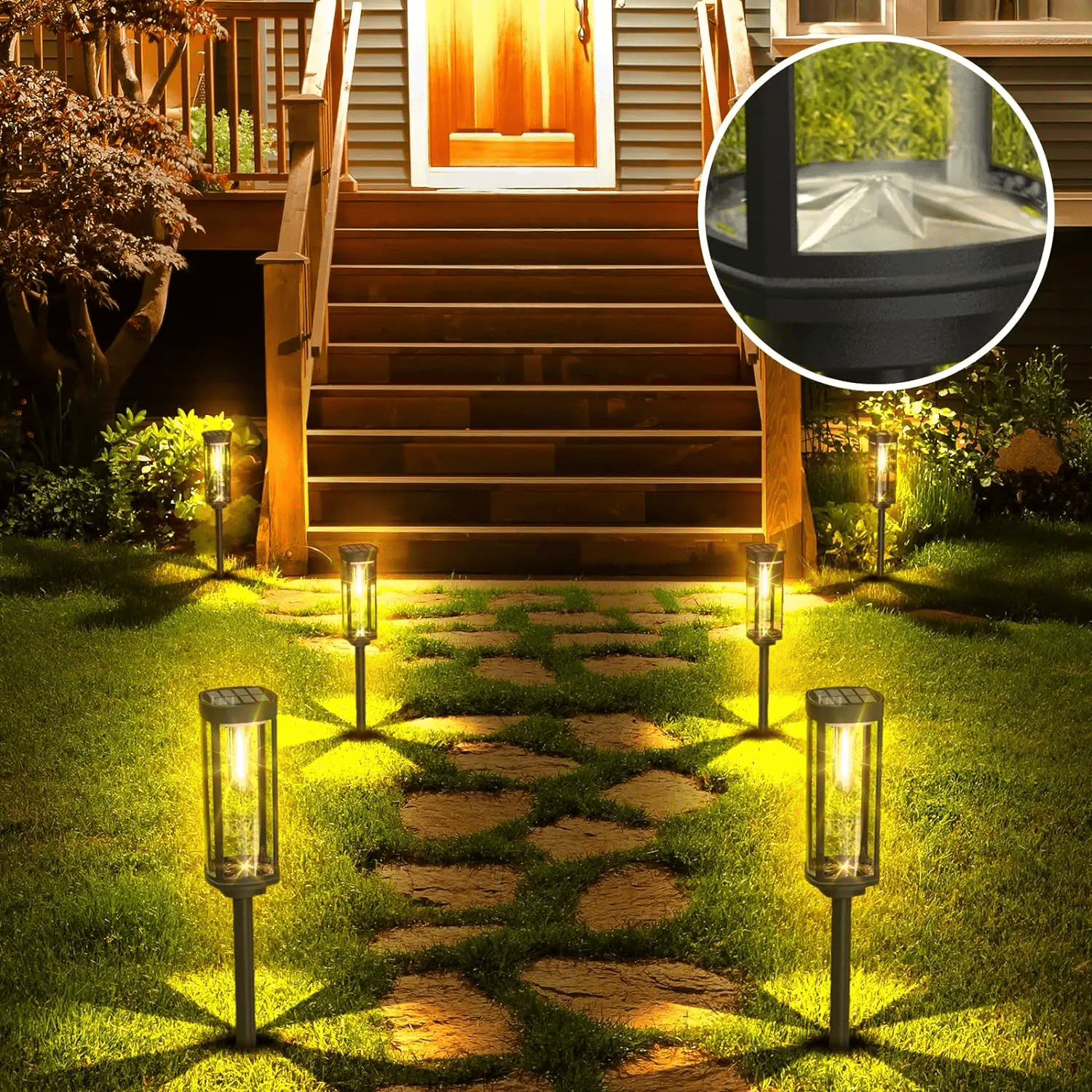 Luminária externa solar