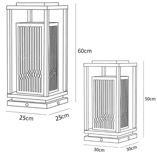 Luminária externa solar Kooipaal