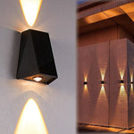 Luminária externa solar LED para parede