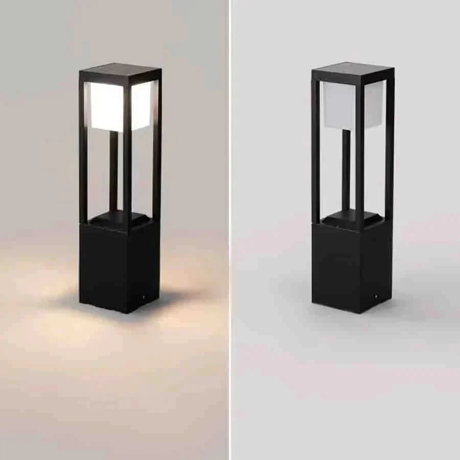Luminária externa solar Nimbus Cubo 60cm