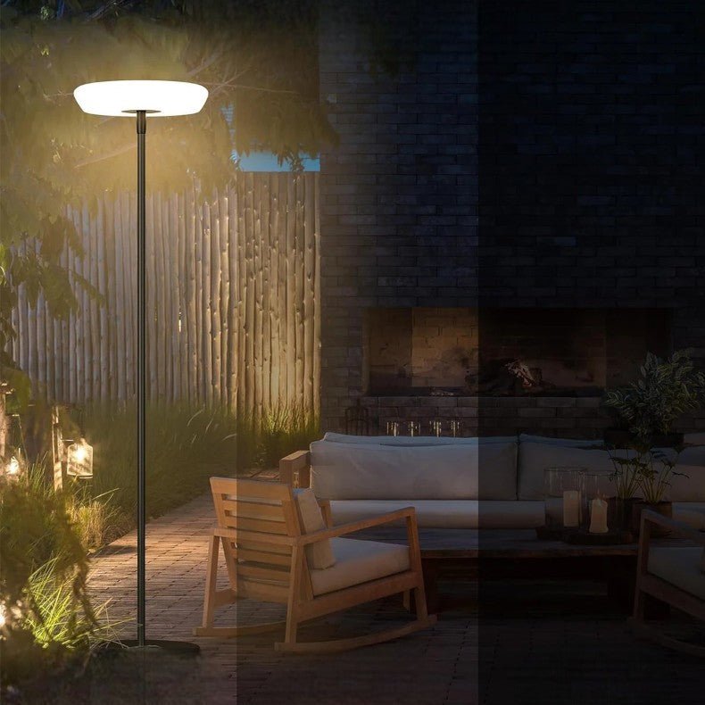 Luminária externa solar Premium