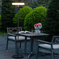 Luminária externa solar Premium