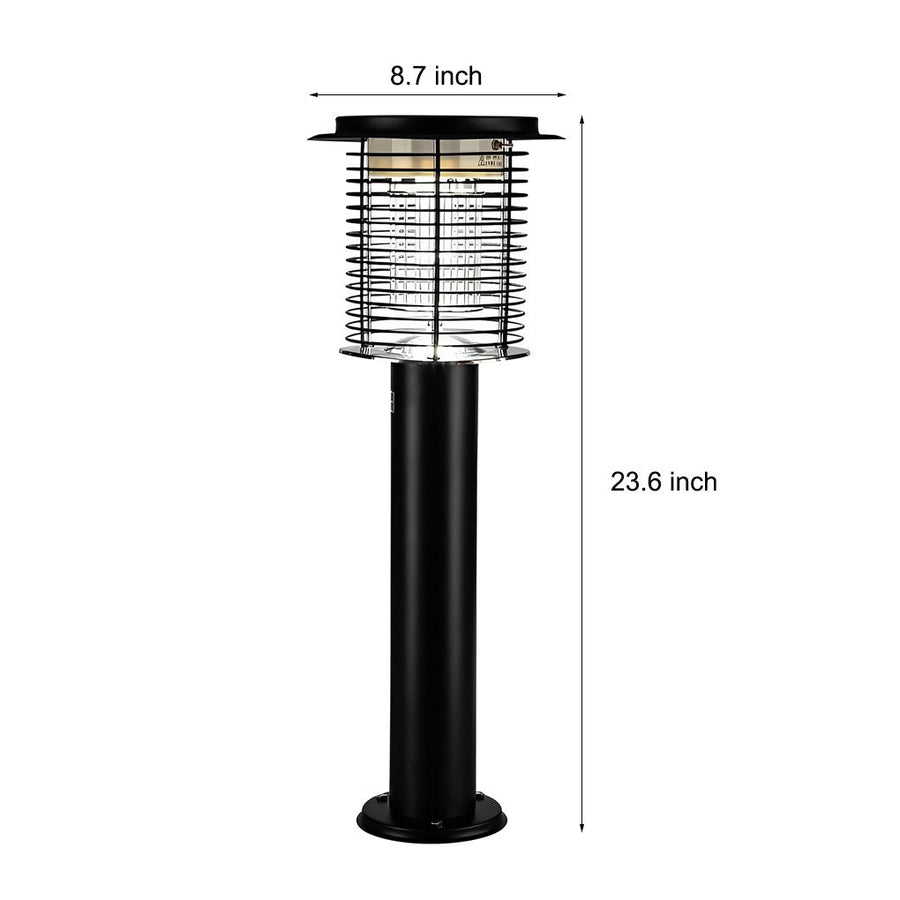 Luminária externa solar USB dupla à prova d'água com tecnologia de vibrações para repelir mosquitos