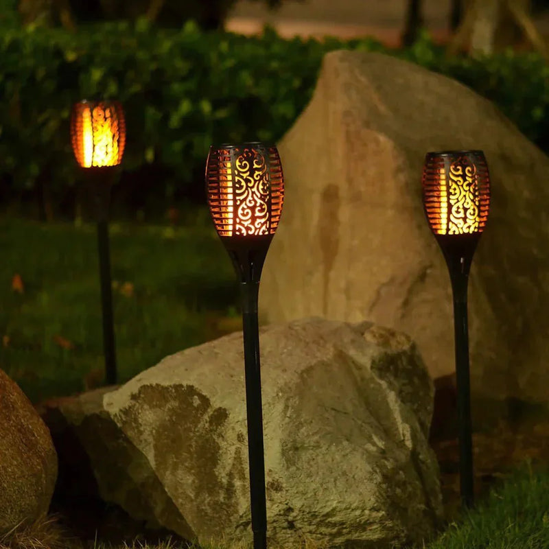 Luminária externa solar (conjunto com 2)