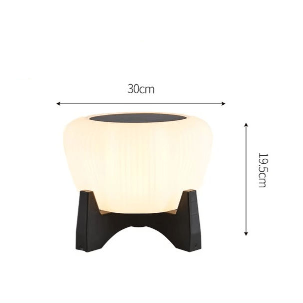 Luminária externa solar para áreas externas