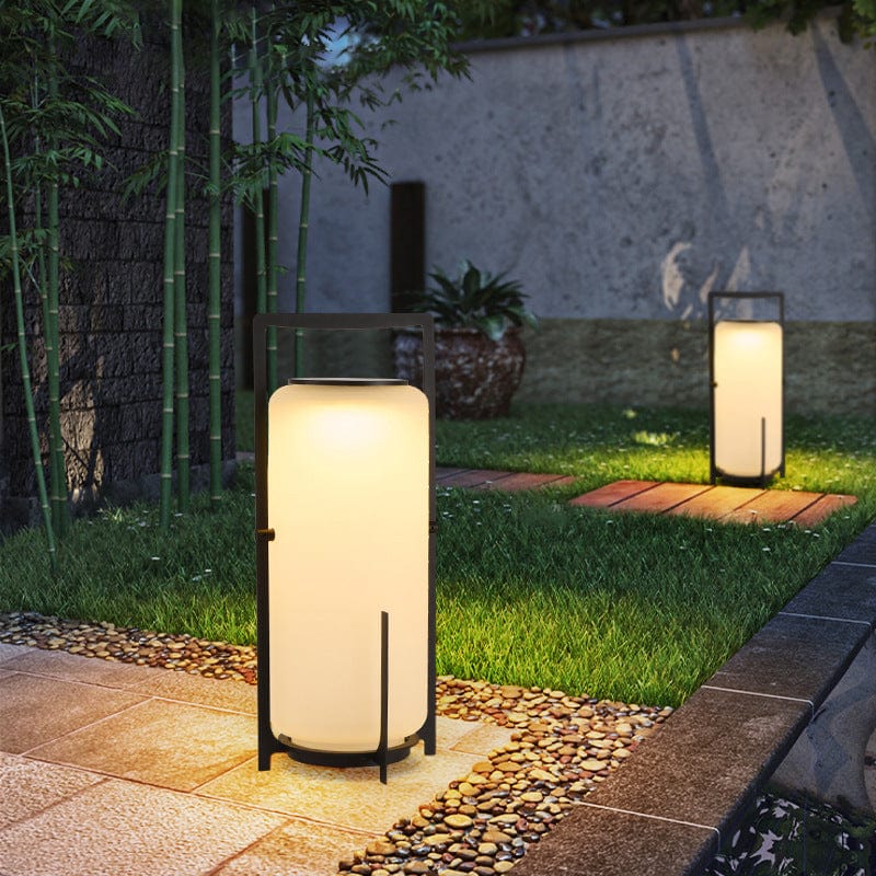 Luminária externa solar para jardim Energia solar Grande: D 23cm x A 54cm (D 9.05" x A 21.25")