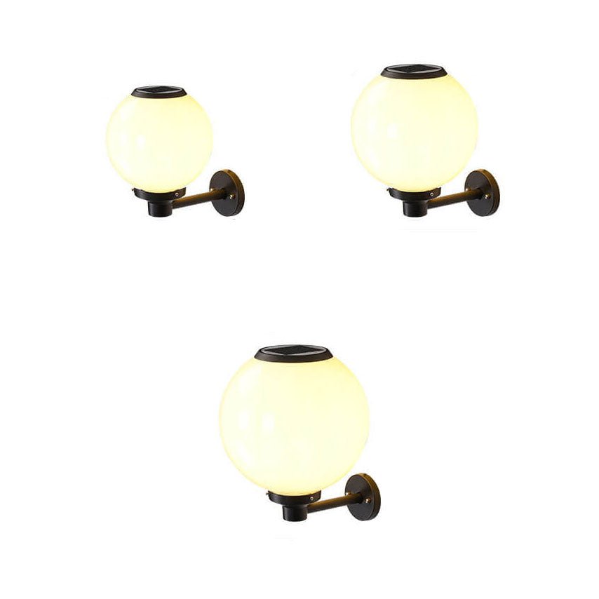 Luminária externa solar resistente à água para áreas externas