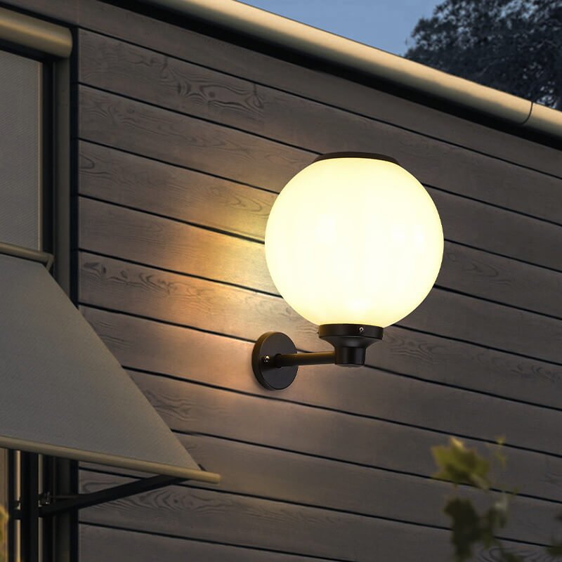 Luminária externa solar resistente à água para áreas externas
