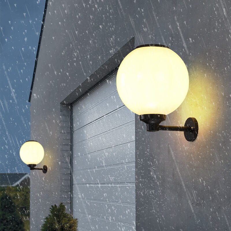 Luminária externa solar resistente à água para áreas externas