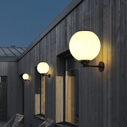 Luminária externa solar resistente à água para áreas externas