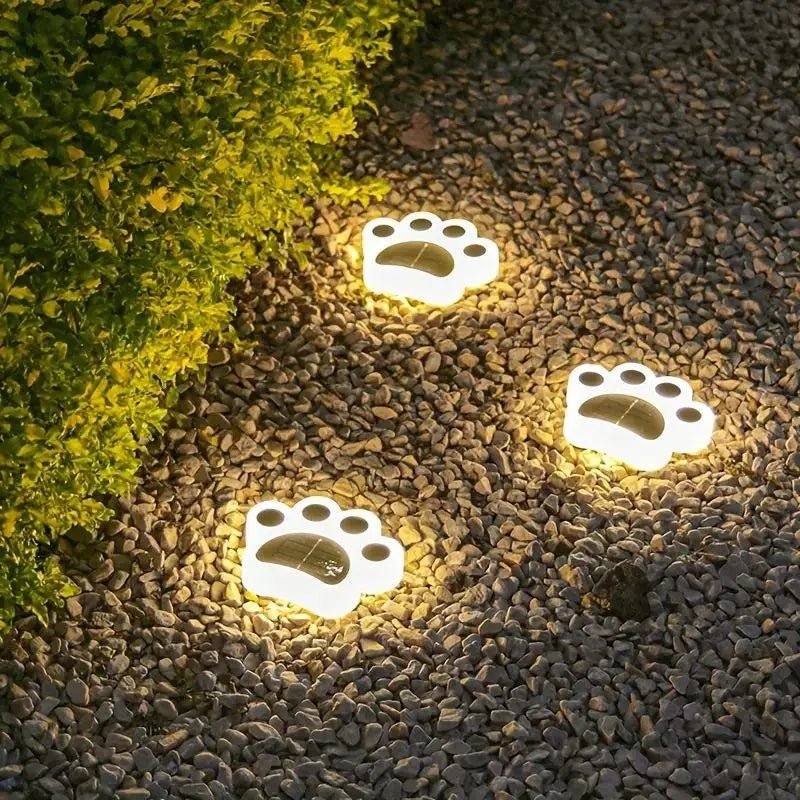 Luminária externa solar sem fio - Transforme seu jardim em um ambiente perfeito! Branco quente