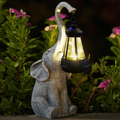 Luminária externa suave | Luminária de Jardim em formato de Elefante