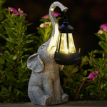 Luminária externa suave | Luminária de Jardim em formato de Elefante