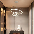 Lustre ArishaLight™ - Luminária de teto contemporânea e sofisticada Branco 60-40-20CM