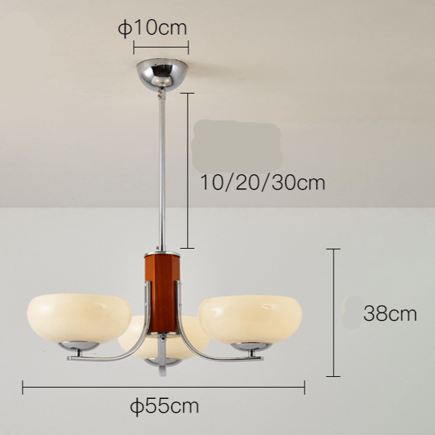 Lustre Bauhaus 3/5 para Teto