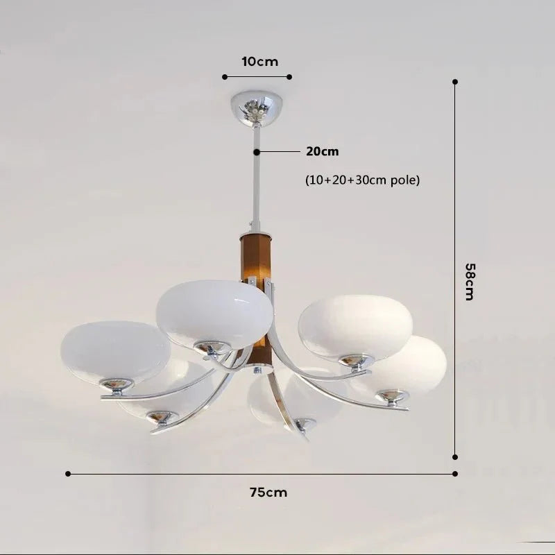 Lustre Bauhaus 3/5 para Teto
