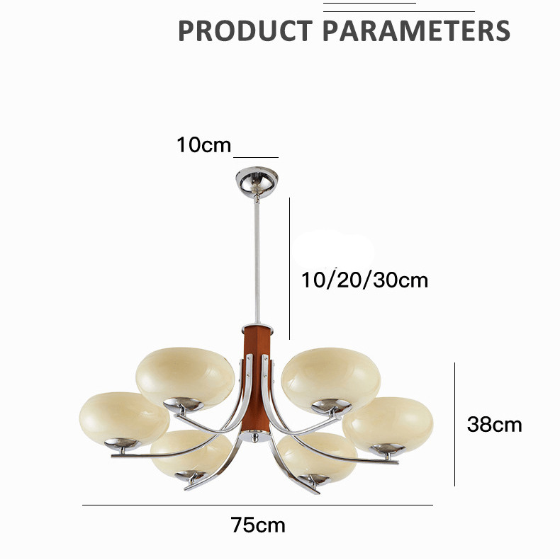 Lustre Bauhaus 3/5 para Teto