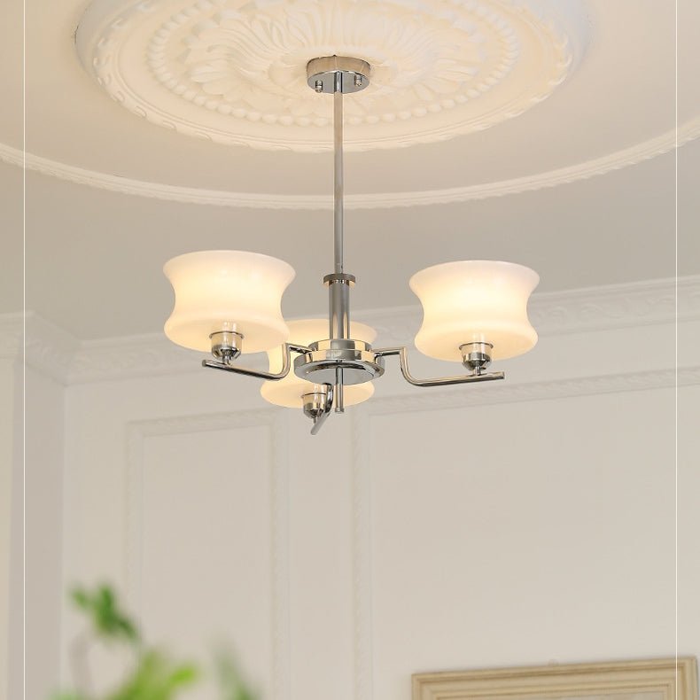 Lustre Belue para o jantar Cromado