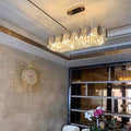 Lustre Brilhante em Cristal K9 de Luxo Ouro