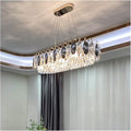 Lustre Brilhante em Cristal K9 de Luxo Prata