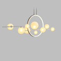 Lustre Celestial | Lustres de Cristal Branco 140cm