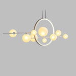 Lustre Celestial | Lustres de Cristal Branco 140cm