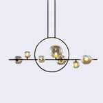 Lustre Celestial | Lustres de Cristal Preto 100cm