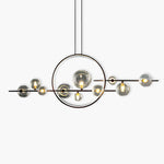 Lustre Celestial | Lustres de Cristal Preto 140cm