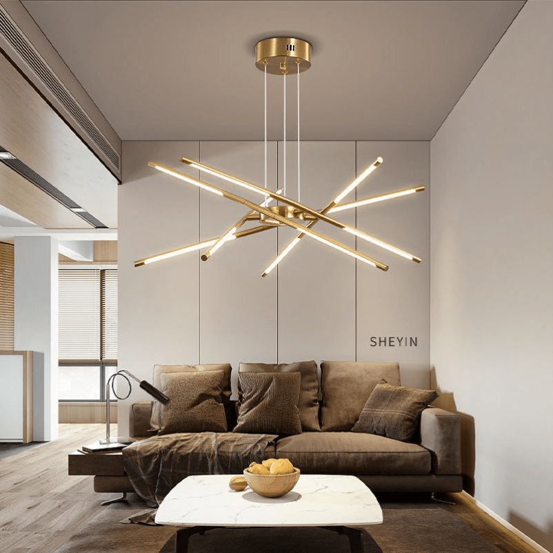 Lustre Dourado Elegante