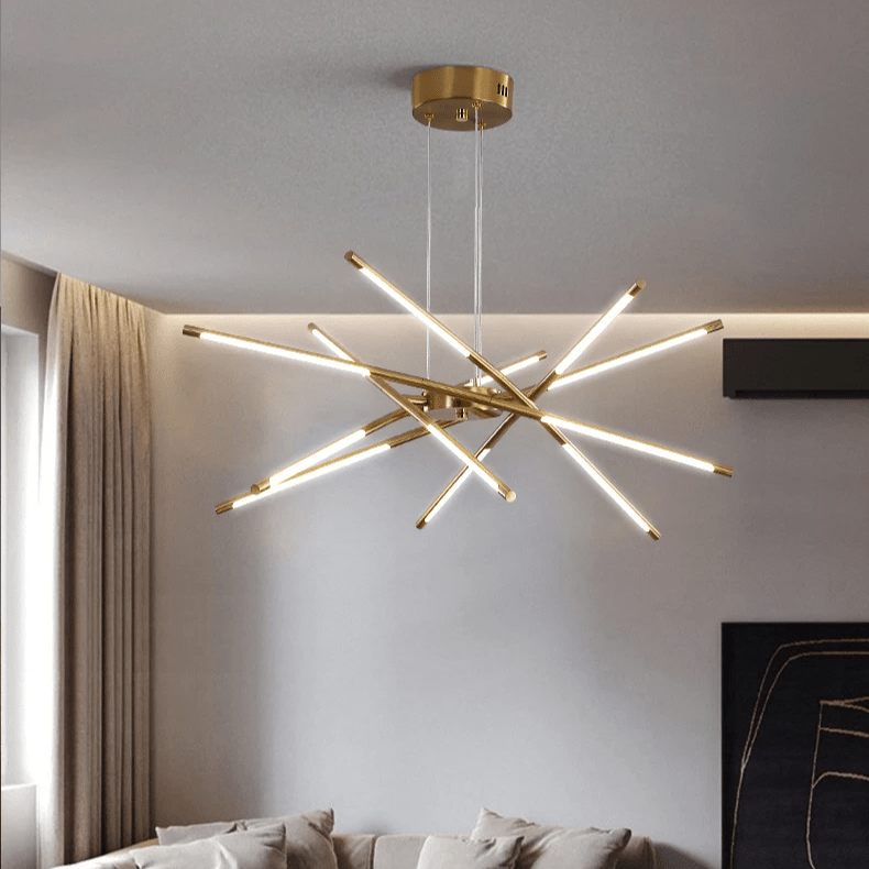 Lustre Dourado Elegante