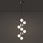 Lustre Elegante Preto 9 Lâmpadas