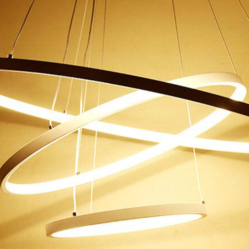 Lustre Elegante com 3 Aros - Yumanira