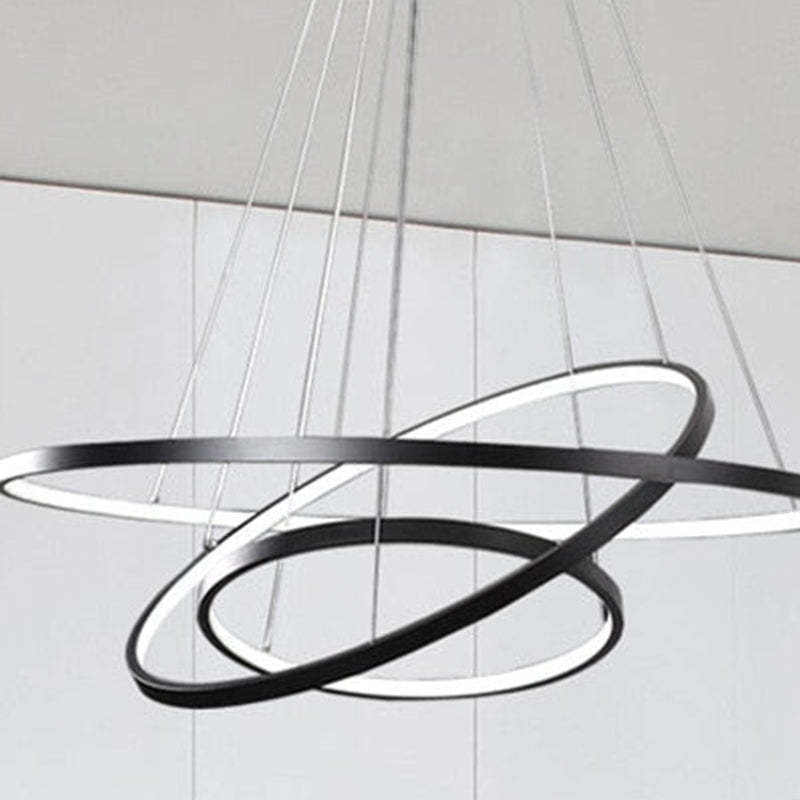 Lustre Elegante com 3 Aros - Yumanira