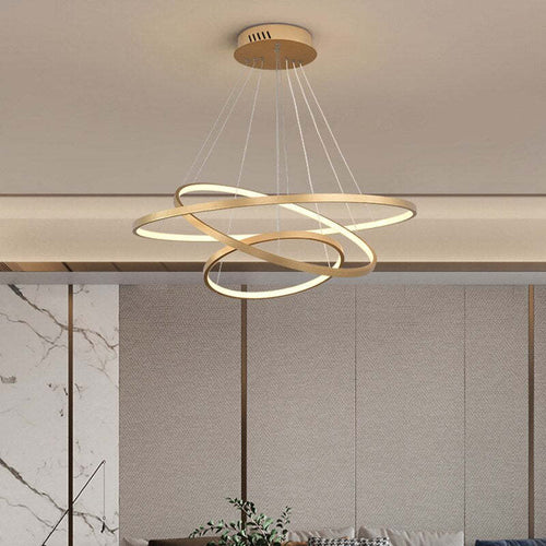 Lustre Elegante com 3 Aros - Yumanira