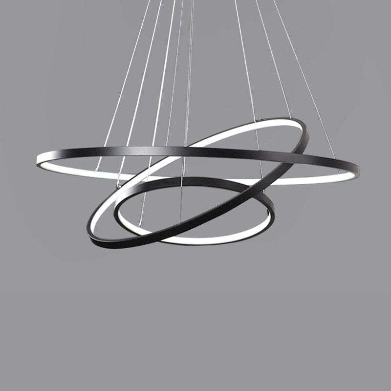 Lustre Elegante com 3 Aros - Yumanira