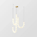 Lustre Elegante de Colar Branco