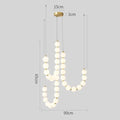 Lustre Elegante de Colar Branco