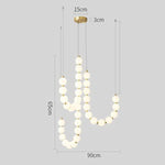 Lustre Elegante de Colar Branco