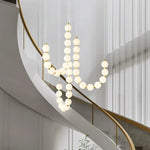 Lustre Elegante de Colar Branco