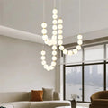 Lustre Elegante de Colar Branco