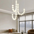 Lustre Elegante de Colar Branco